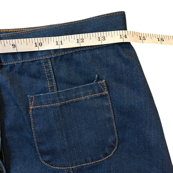 Urban Outfitters BDG Mini Denim Snap Front Flare Skirt Size Medium - Picture 3 of 10